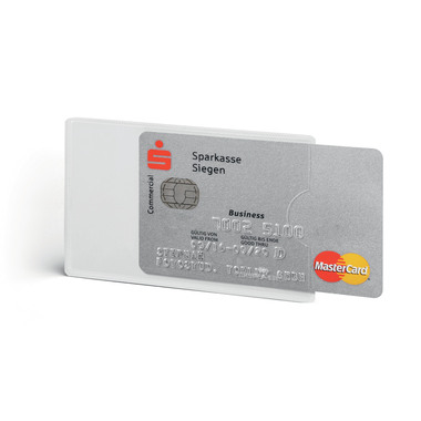 DURABLE Kreditkartenhülle Rfid Secure 890319 3 Stück