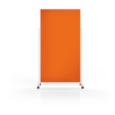 MAGNETOPLAN Design-Moderatorentafel VP 1181144 Filz, orange 1000x1800mm
