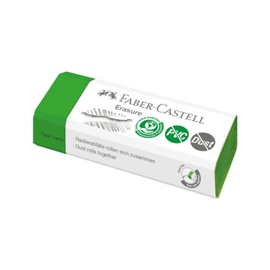 FABER-CASTELL Gomma Dust-free 187250 verde