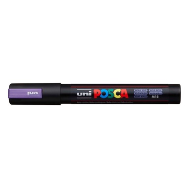 UNI-BALL Posca Marker 1,8-2,5mm PC5MMET.VIOL MET, violet