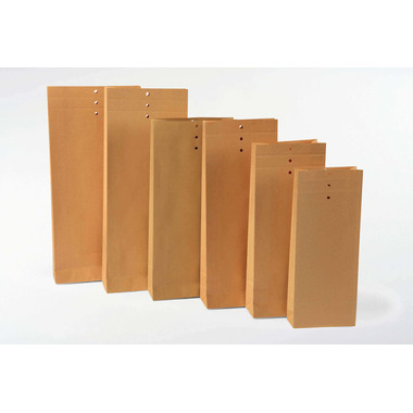 FLEXIPAK Poche à comp. papier Kraft 2FHMFB00002 brun, 110x50x275mm 250 pcs.