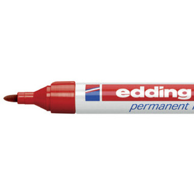EDDING Permanent Marker 3000 1.5 - 3mm 3000BLI - 2 rot Blister