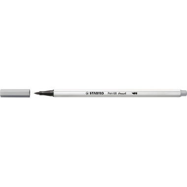 STABILO Fasermaler Pen 68 Brush 568/95 hellgrau