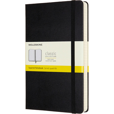 MOLESKINE Taccuino HC L/A5 628011 quadrettato, nero, 400 pagine