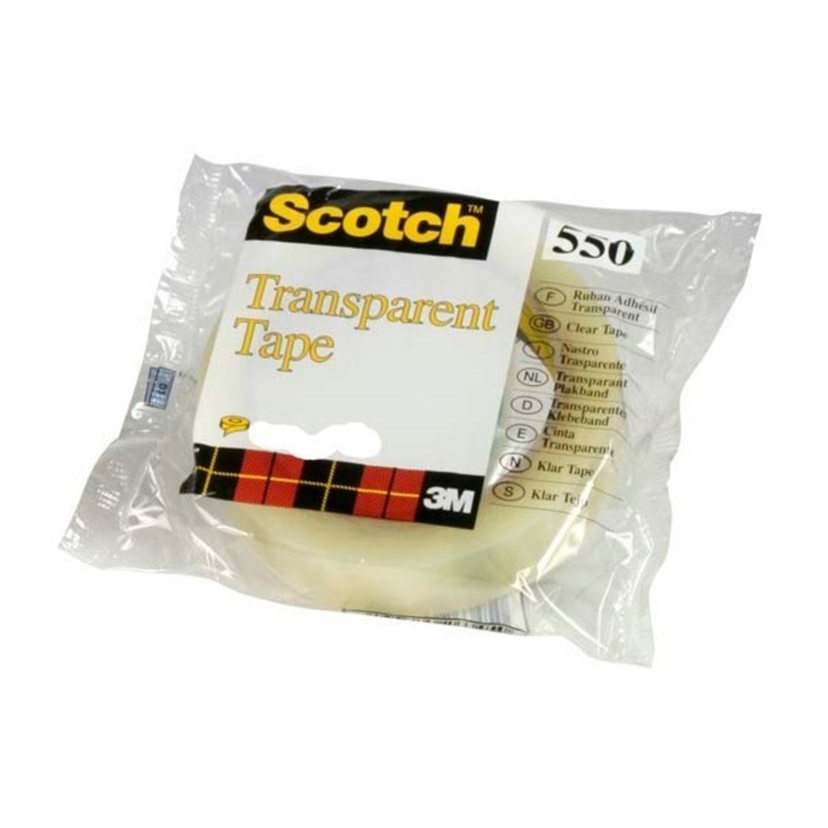 Scotch thermique transparent vert - 10 mm x 33 m - SECABO