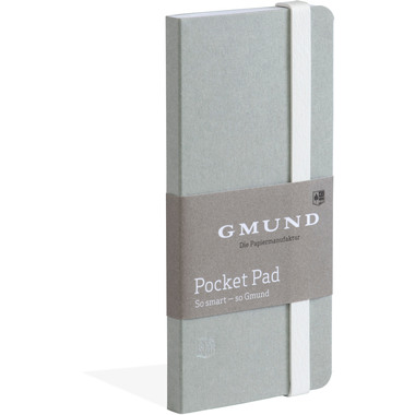 GMUND Pocket Pad 6.7x13.8cm 38077 dust, blanko 100 pagine