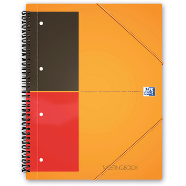 OXFORD Meetingbook A4+ 1702 ligné 6mm, 80g 80 flls.