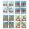 Christmas – Traditions, Set of blocks of four Set of blocks of four (16 stamps, postage value CHF 21.40), self-adhesive, cancelled