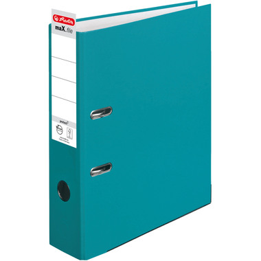 HERLITZ Ordner maX.file A4 8cm 50015931 Carribean Turquoise protect