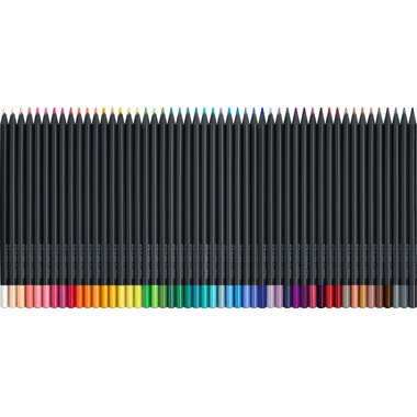 FABER-CASTELL Matite colorate Black Edit 116450 astuccio di cartone 50er