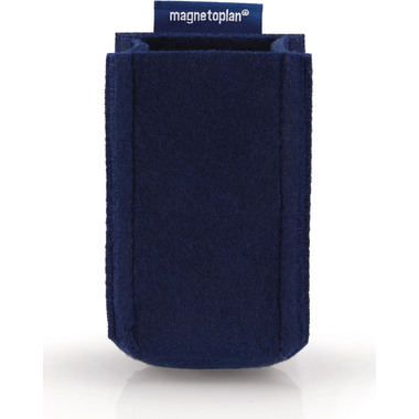 MAGNETOPLAN Portapenne magnetoTray S 1227614 blu, feltro riciclato
