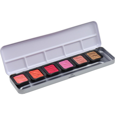 TALENS Perlglanzfarbe Finetec Box F0603 Essentials Warm 6 Farben