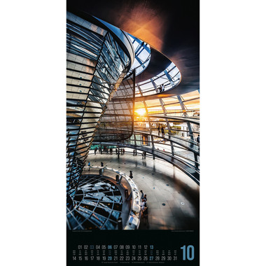ACKERMANN Inside Berlin Kalender 2024 3407 DE, FR, EN Multicolor, 33x66cm