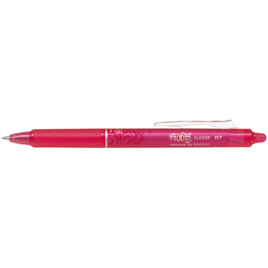 PILOT Frixion Clicker 0.7mm BLRTFR7P pink, rechargeable, corrig.