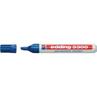EDDING Marqueur permanent 3300 1-5mm 3300-3-10 bleu 10 pcs.