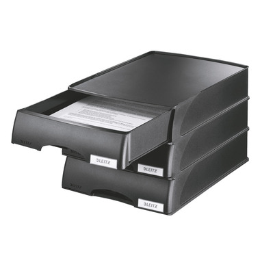LEITZ Briefkorb-Schublade Plus A4 5210095 schwarz