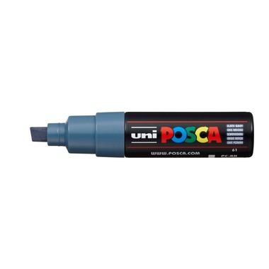 UNI-BALL Posca Marker 8mm PC8KSLATEGRE grigio