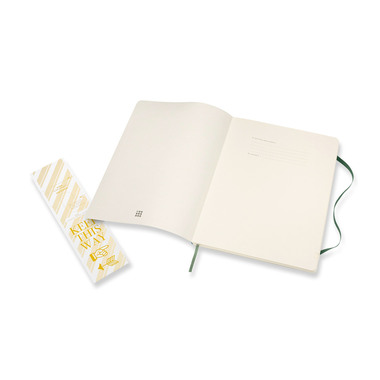 MOLESKINE Carnet XL SC 25x19cm 600066 en blanc, vert, 192 pages