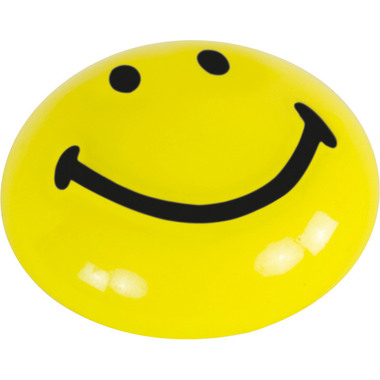 MAGNETOPLAN Aimants Smiley jaune-noir 16671 petit 20mm 8 pcs.
