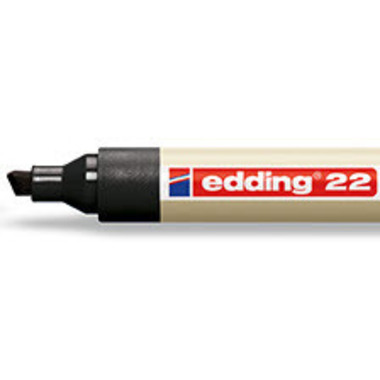 EDDING Permanent Marker 22 1.0-5.0mm 22-1 schwarz