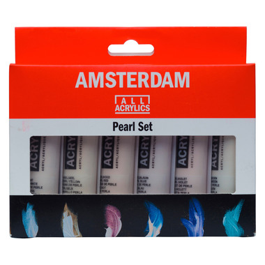 AMSTERDAM Standard Series Acryl Set 17820506 Pearl 6x20ml