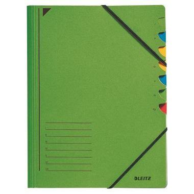 LEITZ Dossier archivio A4 39070055 verde 7 compart.
