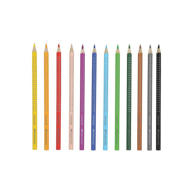 FABER - CA. Colour pencils GRIP 112412 12 colors