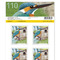 Timbres CHF 1.10 «Martin-pêcheur», Feuille de 10 timbres Feuille «Abris d’animaux», autocollant, non oblitéré