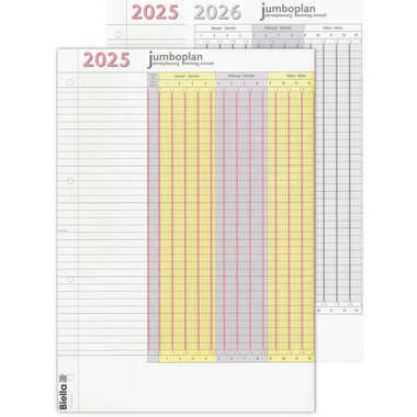BIELLA Planning ann. Jumbo 2 Stk.2025 876418000025U blanc, , 64,5x29,7cm