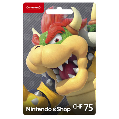 Carte cadeau Nintendo eShop CHF 75.-