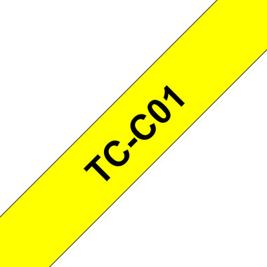 PTOUCH Ruban,lamin.,fluor. noir/jaune TC-C01 PT-3000 12 mm