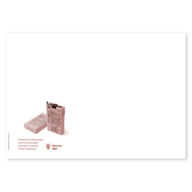 Enveloppe du jour d'émission «Inventions suisses – Barryvox» Enveloppe du jour d'émission (FDC) sans timbre E6
