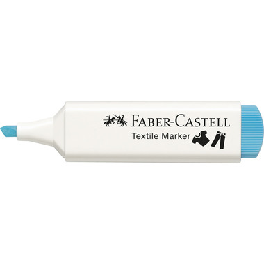 FABER-CASTELL Textilmarker 1.2-5mm 159527 babyblau
