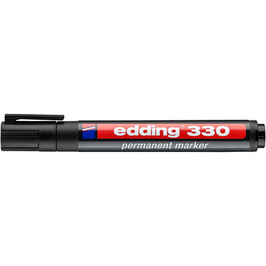 EDDING Permanent Marker 330 1-5mm 330-001 schwarz