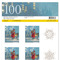 Timbres CHF 1.00 «Saint Nicolas», Feuille de 10 timbres Feuille Noël, autocollant, non oblitéré