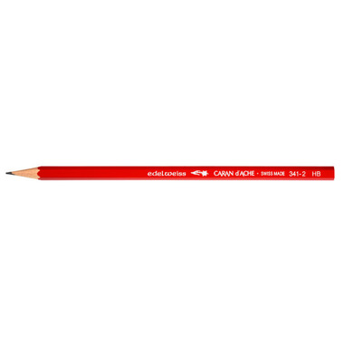 CARAN d'A School Pencil Edelweiss HB 341.272 red