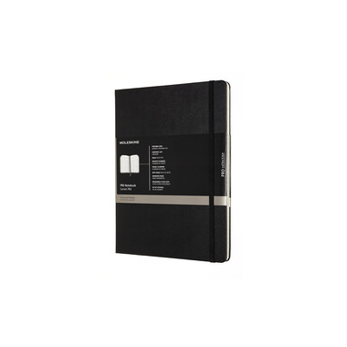 MOLESKINE Notizbuch Pro 25x1,5x19cm 620800 schwarz, 192 Seiten