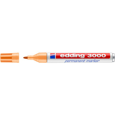 EDDING Permanent Marker 3000 1,5 - 3mm 3000 - 16 hellorange