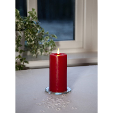 STAR TRADING Candela a LED Flamme 17.5cm 12.061-45 rosso