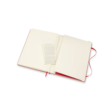 MOLESKINE Carnet XL 855105 en blanc,Hardcover,scarlet