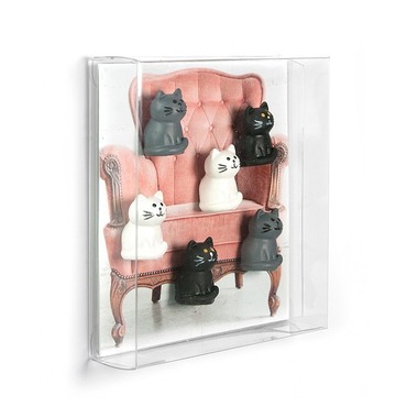 TRENDFORM Magnete CAT FA4618 6er Set assortiert
