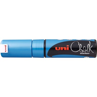 UNI-BALL Chalk Marker 8mm PWE-8K METALLIC BLUE Metallic bleu