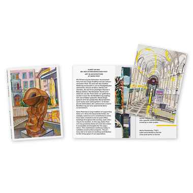 Kunstkartenbooklet «Kunst am Bau» Booklet mit 12 Kunstkarten A6
