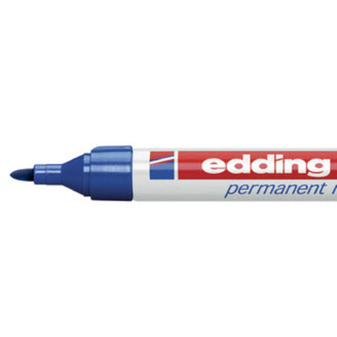 EDDING Permanent Marker 3000 1.5 - 3mm 3000 - 3 blu, impermeabile
