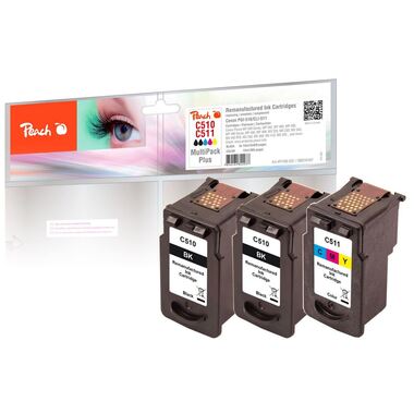 Peach Multi Pack Plus, compatible with Canon PG-510, CL-511