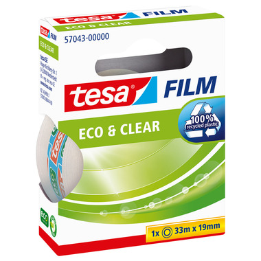 TESA Klebefilm eco&clear 33mx19mm 570430000 lösungsmittelfrei