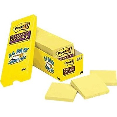 POST-IT Bloc notes Z-Notes 48x48mm 622-SY24 Super Sticky Promo 24x90 flls.