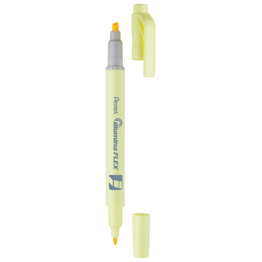 PENTEL Marker illumina FLEX SLW11P-GE jaune pastel