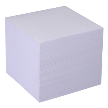 METZGER&MENDLE Porte-bloc papier 90x90mm 69060302 blanc, collée 800 feuilles