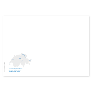 Enveloppe du jour d'émission «Paysages fluviaux suisses» Enveloppe du jour d'émission (FDC) sans timbre E6